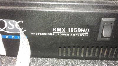 QSC Amps Rackmount 1400, RMX 850, RMX 1450, RMX 1850HD