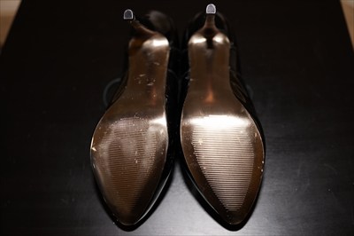 Steve Madden Black Patent High Heel Oxfords Hidden Platforms sexy