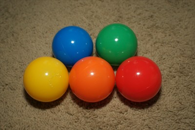 648 Ball Pit Kids Play Balls Red Yellow Green Blue Orange