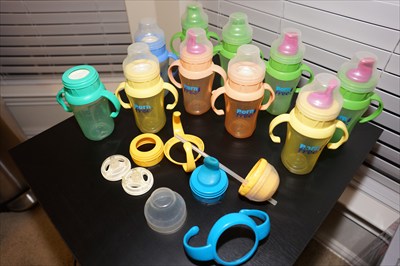 Born Free Sippy Cups Various Colors Lot